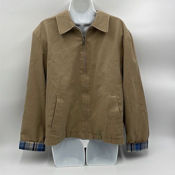 Tan Jos.A Bank classic collection tan cotton jacket - Picture 1 of 16